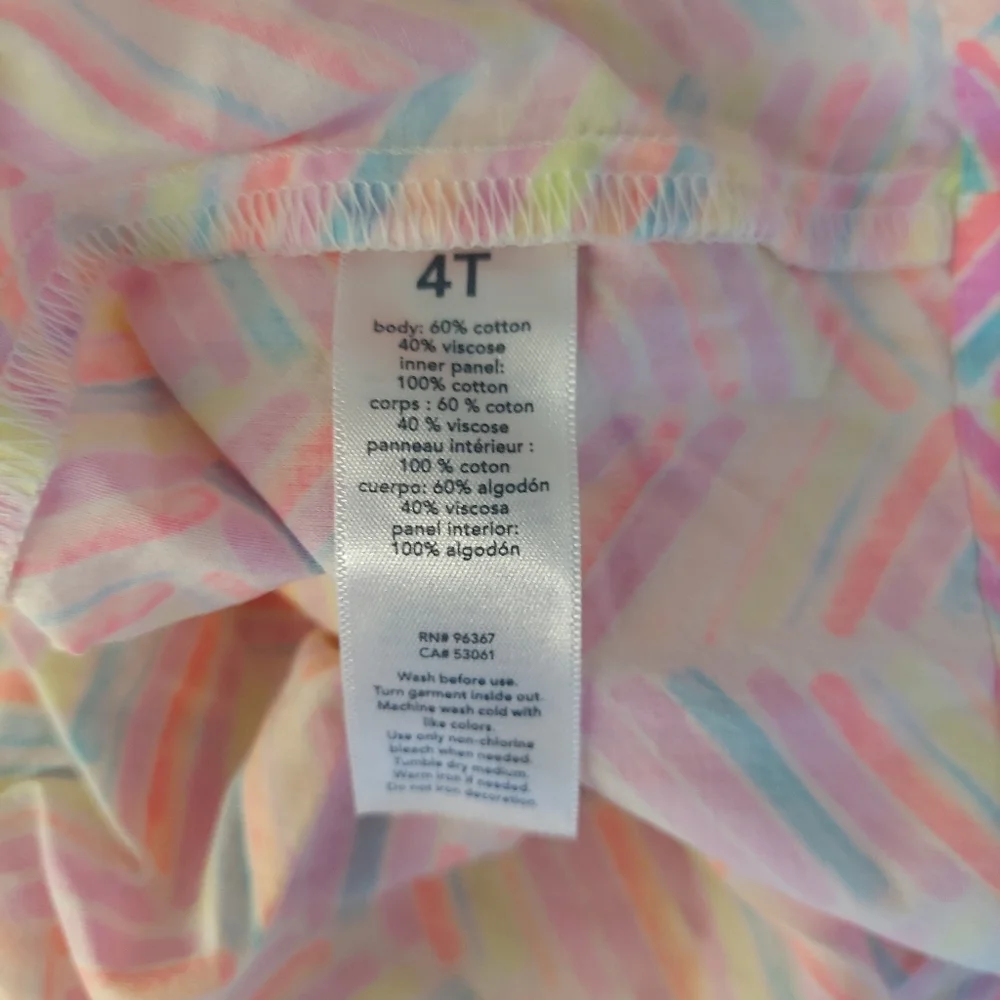 🎁 10/$25-Osh Kosh 4T bright pink lightweight dress